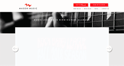 Desktop Screenshot of masonmusicstudios.com
